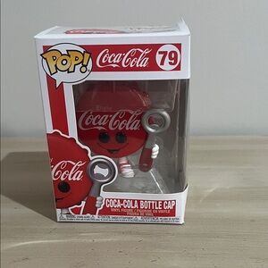 Coca-Cola Red Bottle Cap Funko Pop Figurine Collectible Gift New in Box